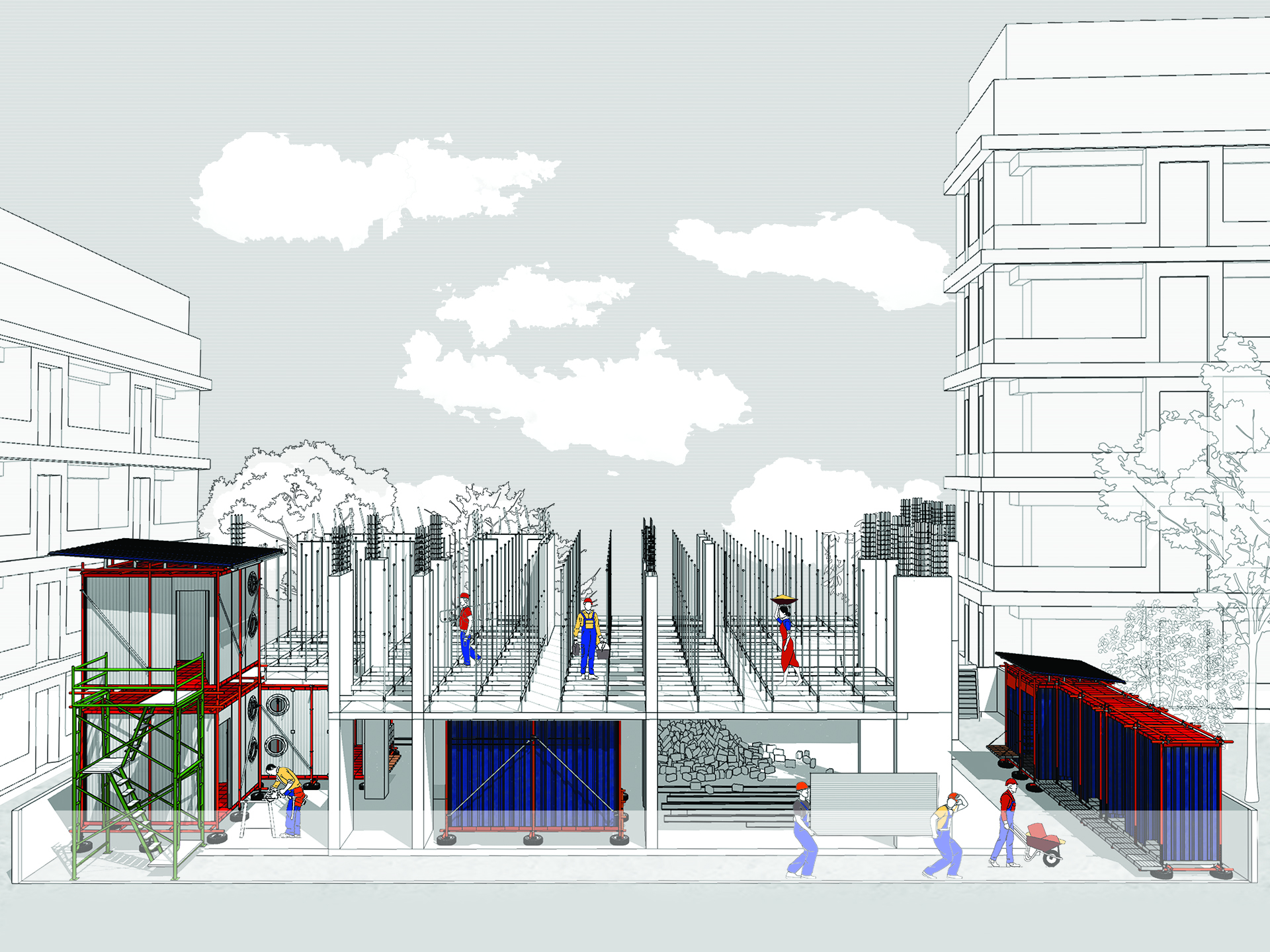 On-site construction
